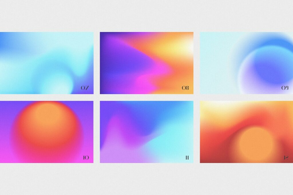 Soul Energy Vibrant Noisy Gradient Backgrounds – MasterBundles