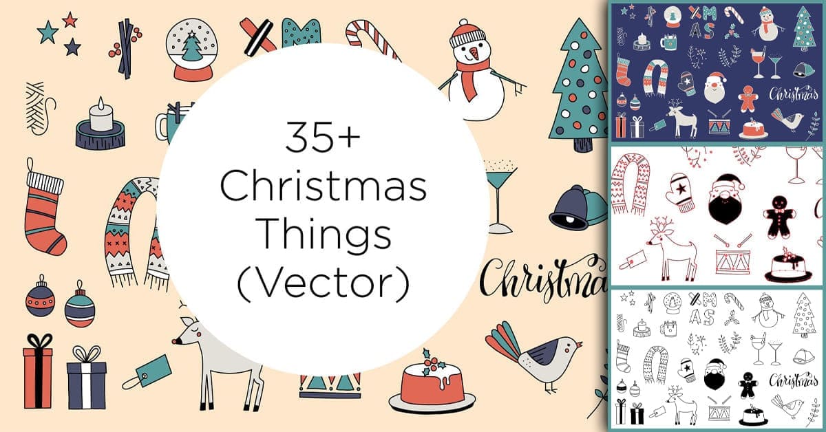 35+ Christmas Things – MasterBundles