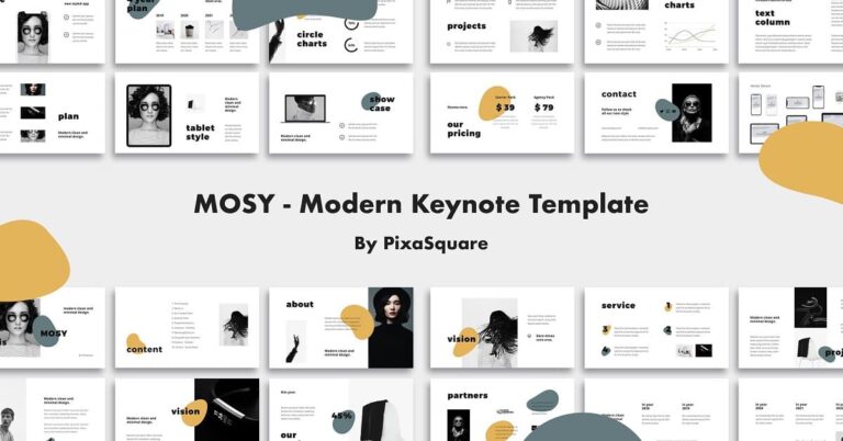 MOSY - Modern Keynote Template – MasterBundles