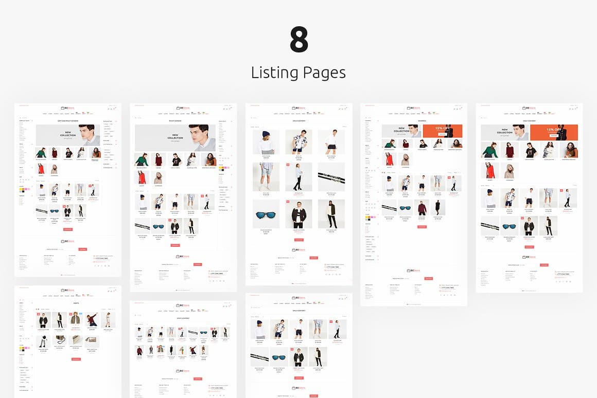 Bestore 8 listing pages.
