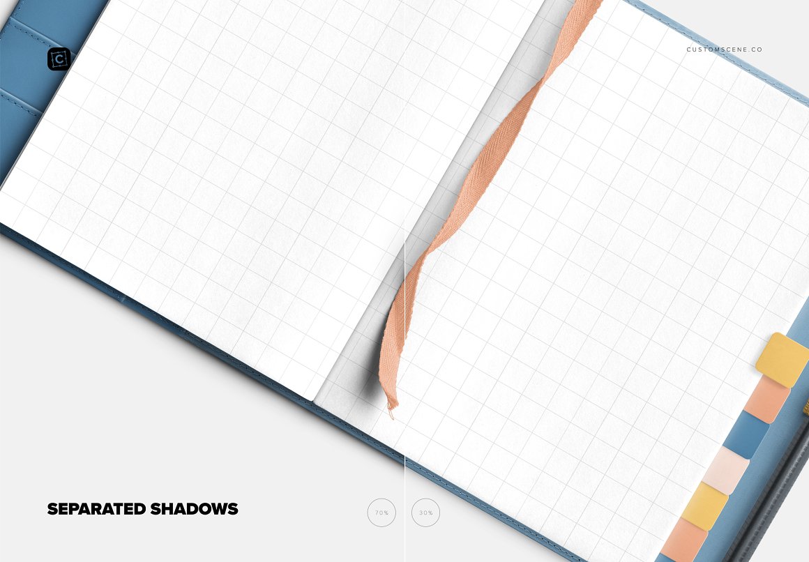 Separated shadows pack illustrations.
