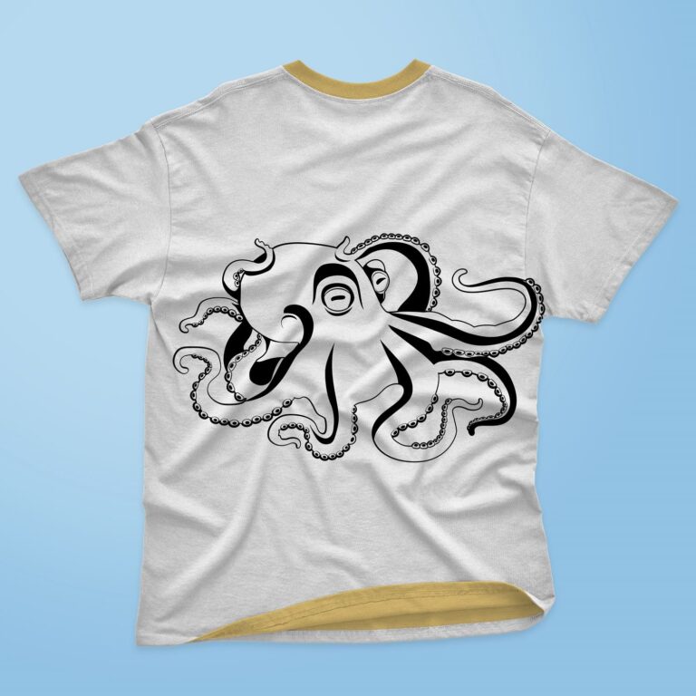 Octopus Head SVG T-shirt Designs Bundle – MasterBundles