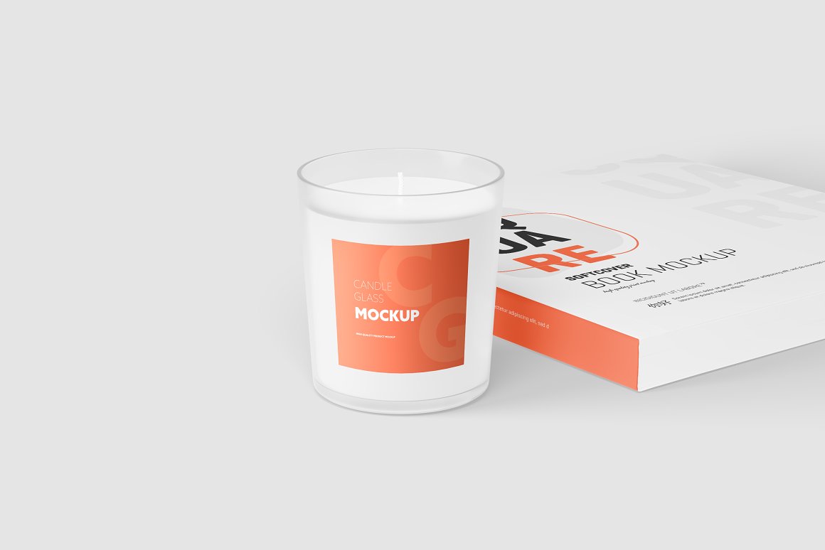 09 transparent candle glass packaging mockup 511