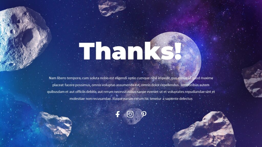 Meteor Day International Asteroid Day Presentation – MasterBundles