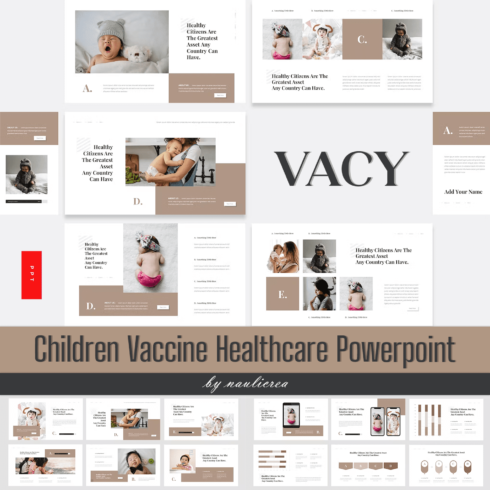 Vacy - Children Vaccine Healthcare Powerpoint.