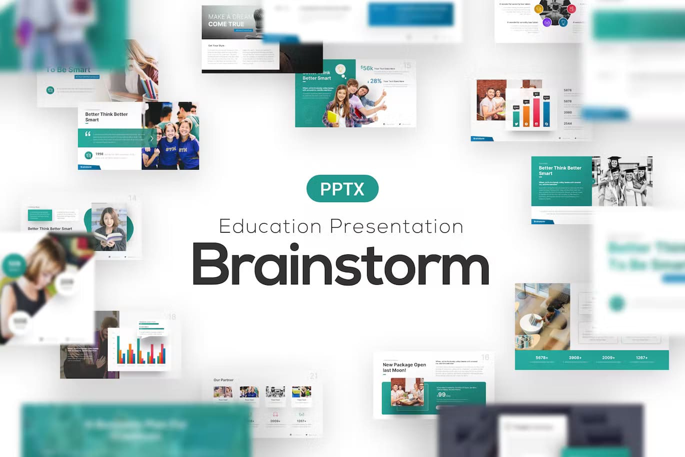 Brainstorm university education template.