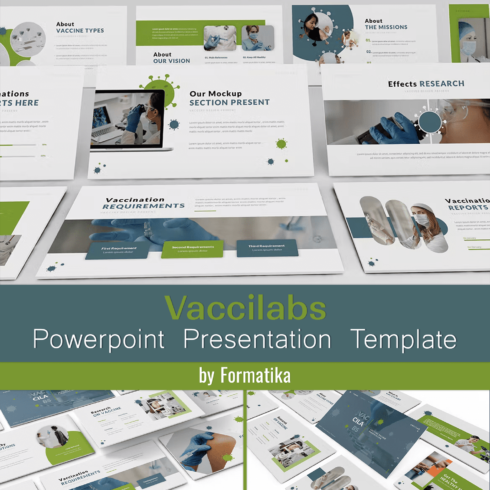 Vaccilabs Powerpoint Presentation Template.
