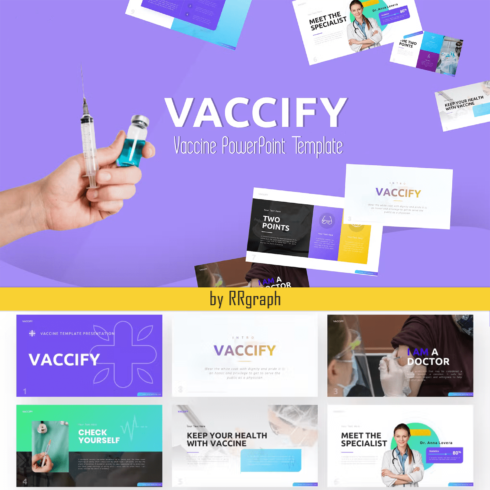 Vaccify Vaccine PowerPoint Template.