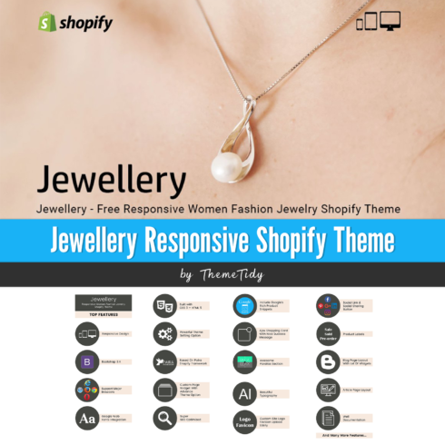 Preview jewellery responsive shopify theme.