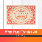 Prints of white paper textures.