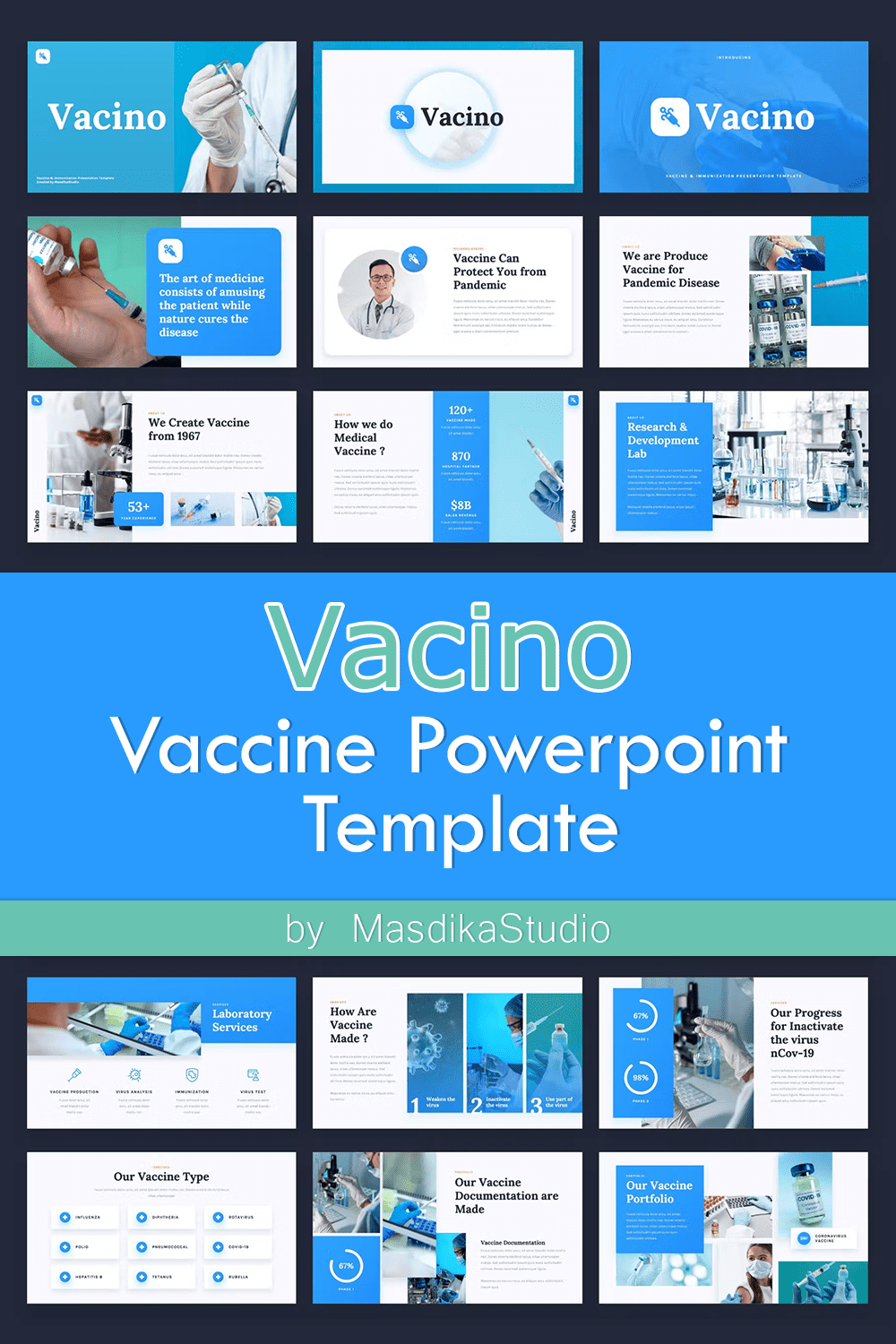 Vacino - Vaccine Powerpoint Template.