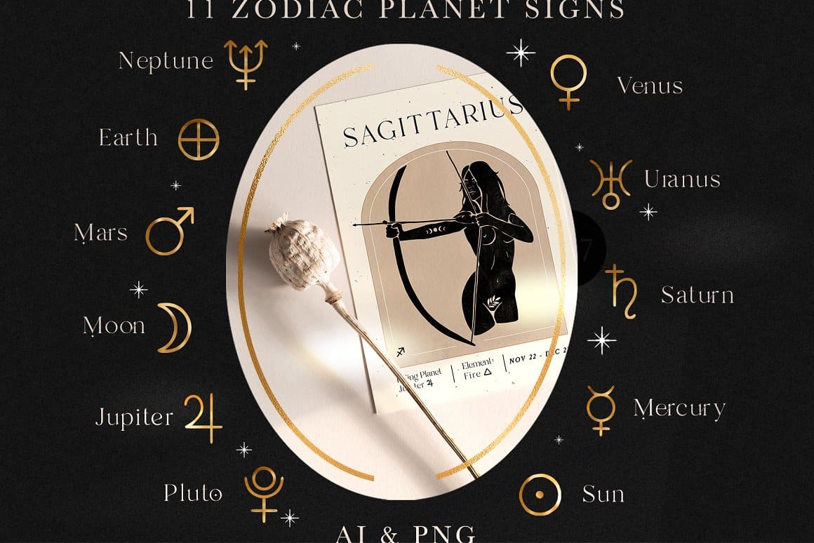 11 zodiac planet signs.