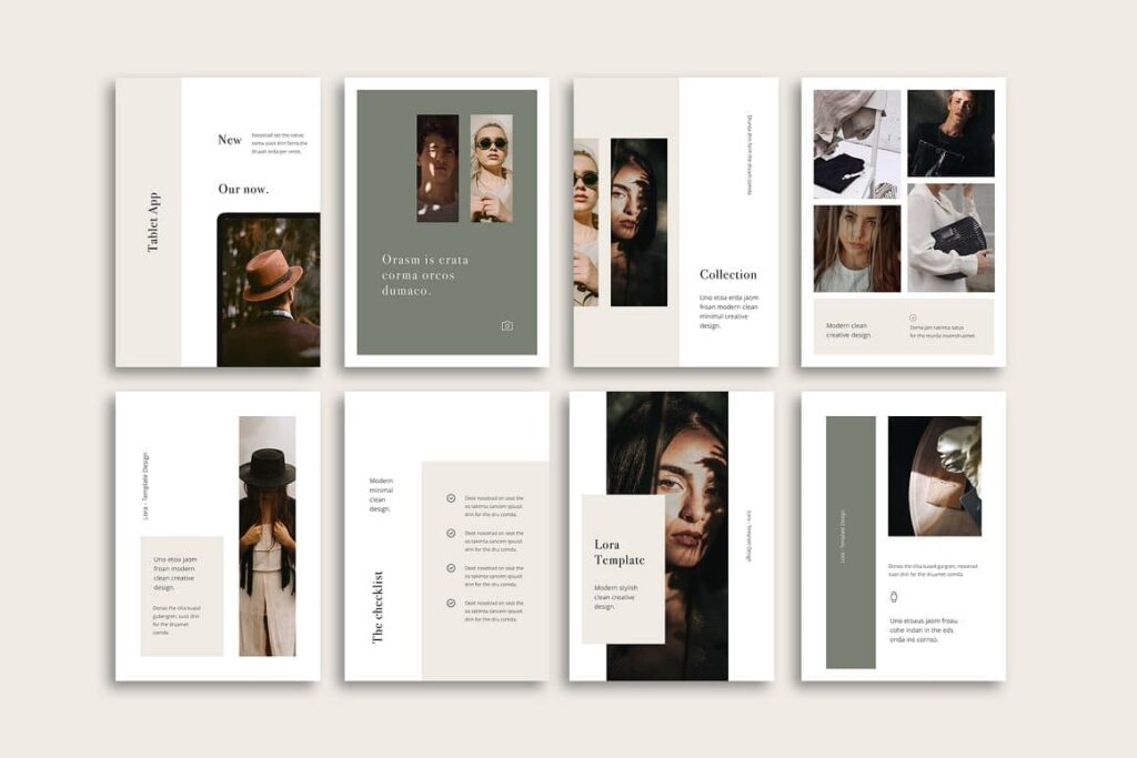 LORA - Vertical Keynote Template – MasterBundles