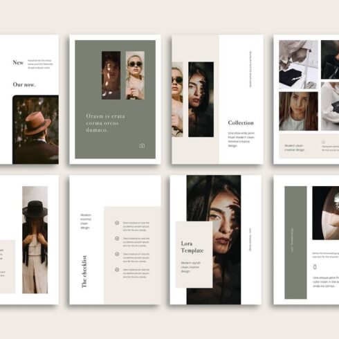 LORA - Vertical Keynote Template – MasterBundles