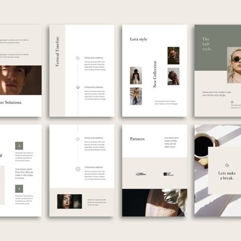 LORA - Vertical Keynote Template – MasterBundles