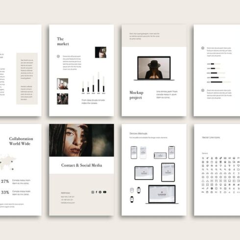 LORA - Vertical Keynote Template – MasterBundles