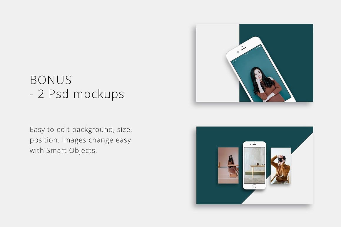 Bonus - 2 Psd mockups.