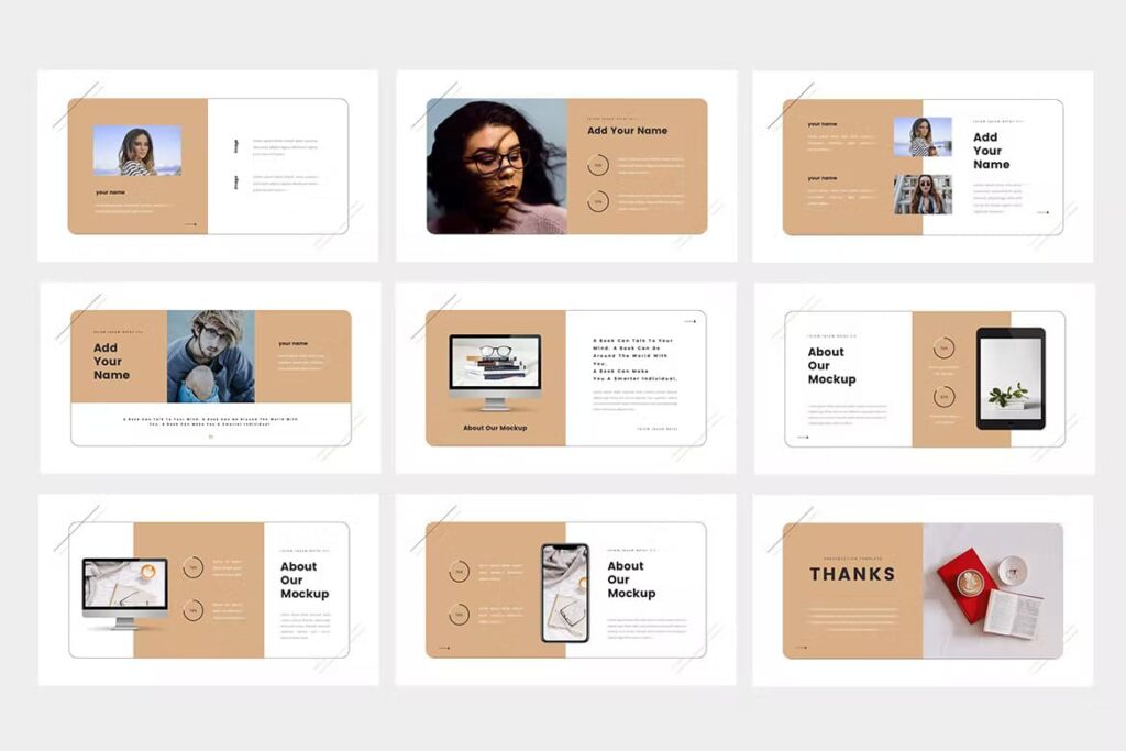 Steiz - Bookstore Presentation Template – Masterbundles