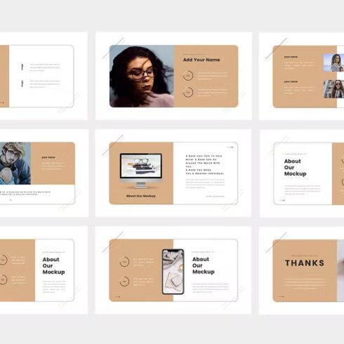 Steiz - Bookstore Presentation Template | Master Bundles