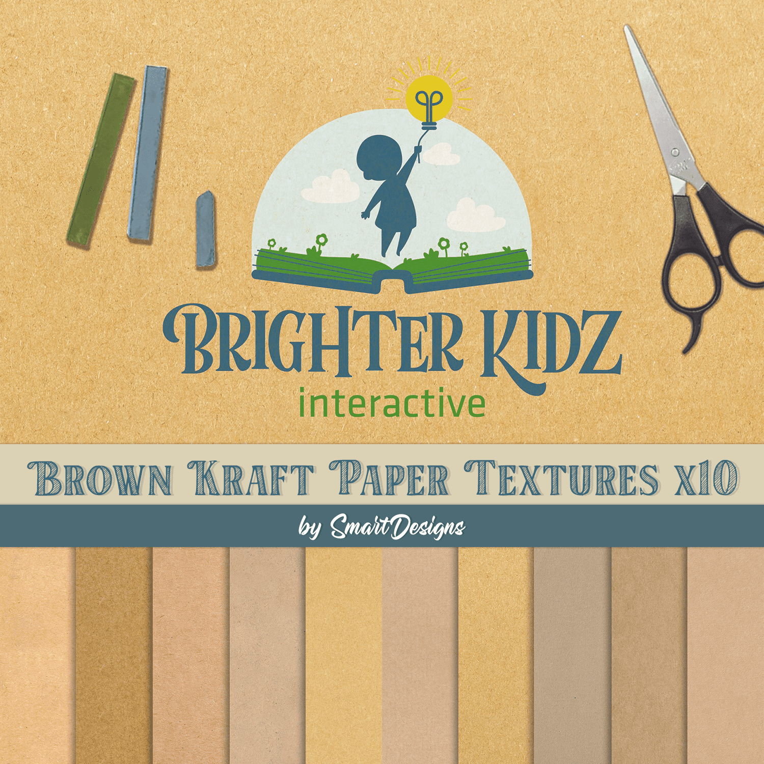 Preview brown kraft paper textures.