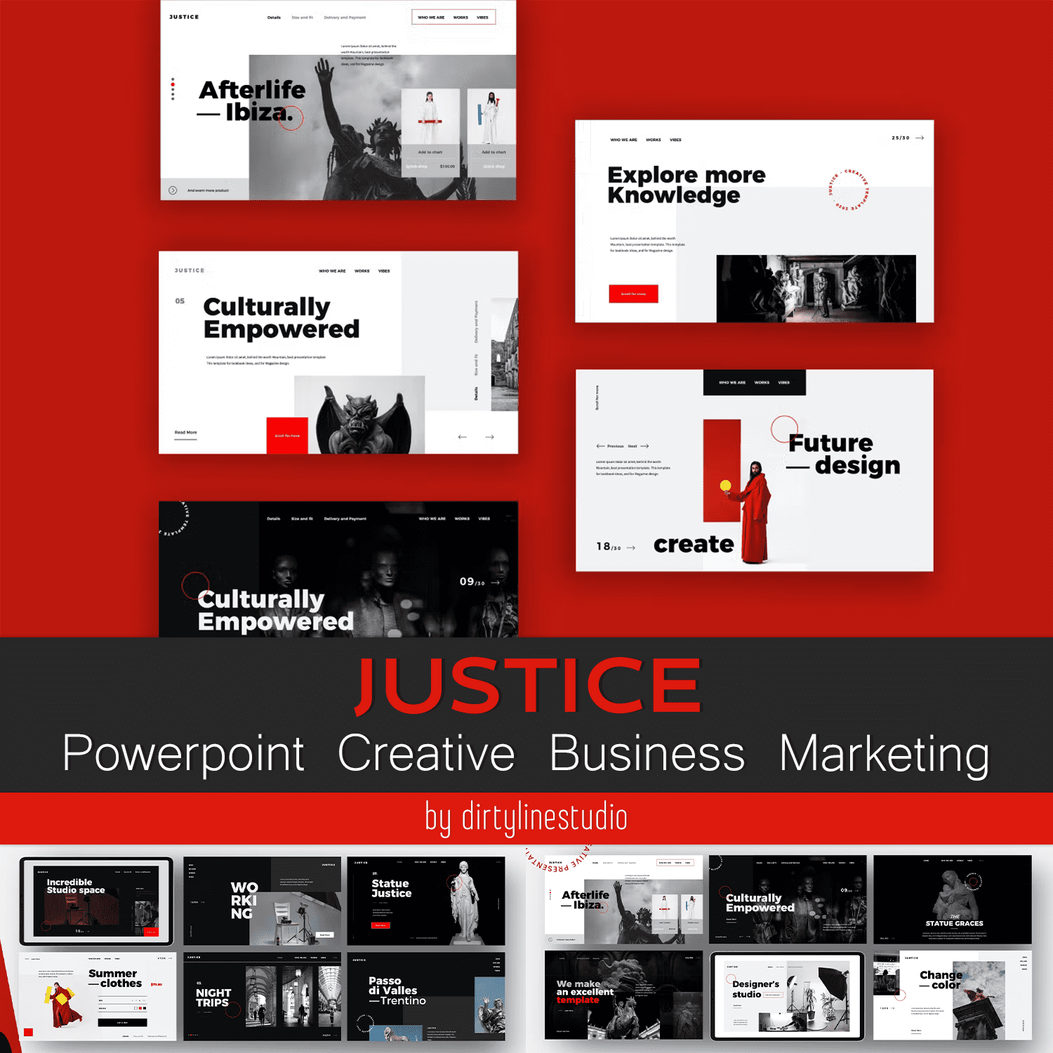 Preview justice powerpoint creative business marketing.