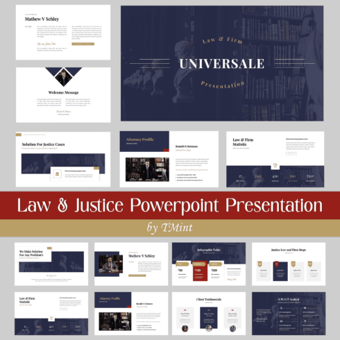 Law & Justice Powerpoint Presentation – MasterBundles