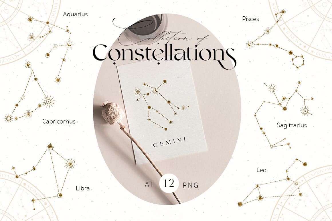 Collection of constellations.