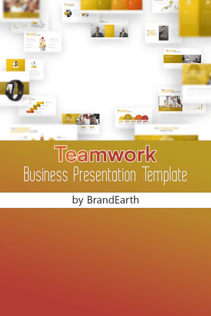 Teamwork Business Presentation Template – MasterBundles