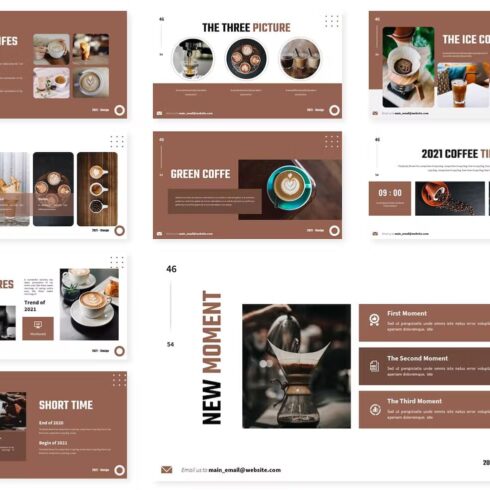 Coffee Lifes Powerpoint Template | Master Bundles