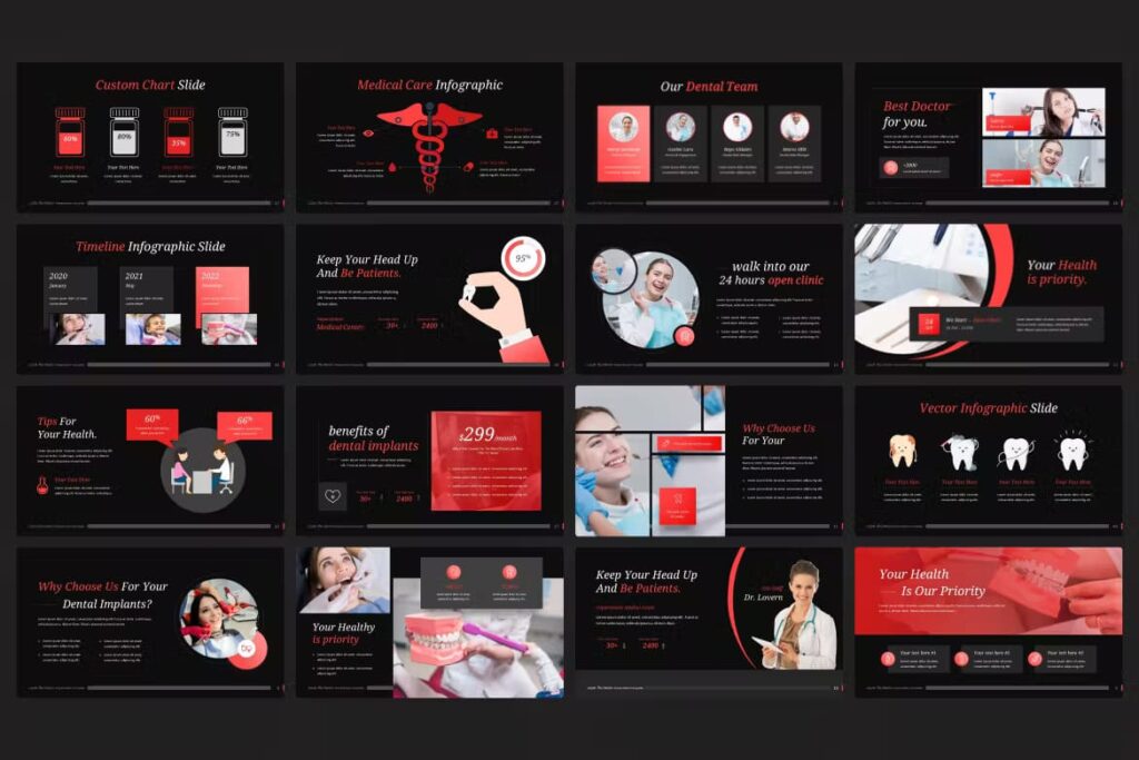 The Dentist Professional PowerPoint Template – MasterBundles