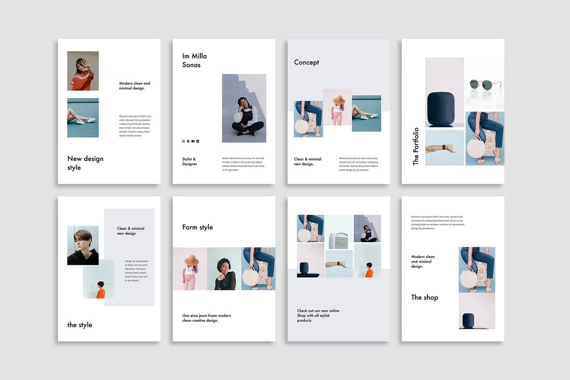 The portfolio of Form with a new design style.