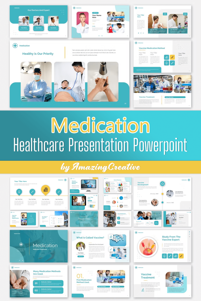 Medication - Healthcare Presentation Powerpoint – MasterBundles