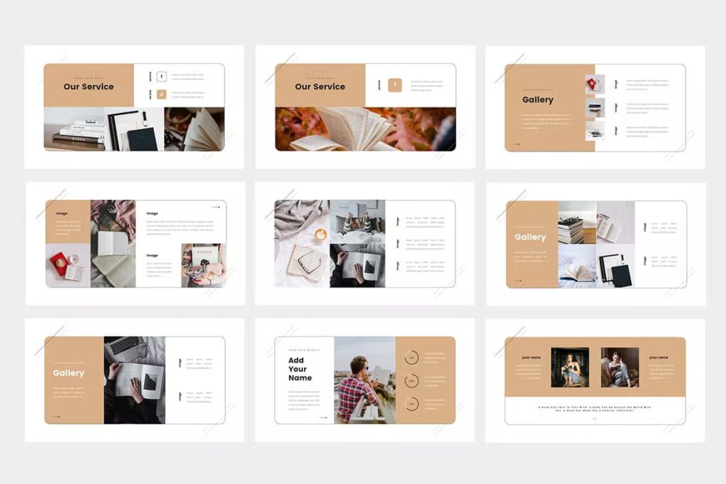 Steiz - Bookstore Presentation Template – MasterBundles