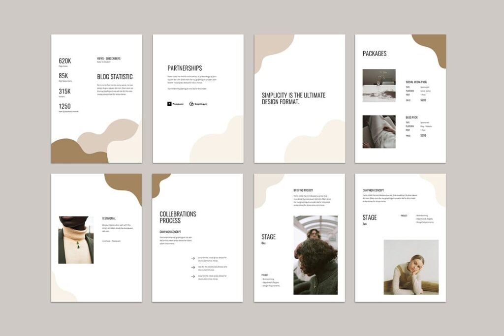 UNIA - A4 Media Kit Keynote Template – MasterBundles