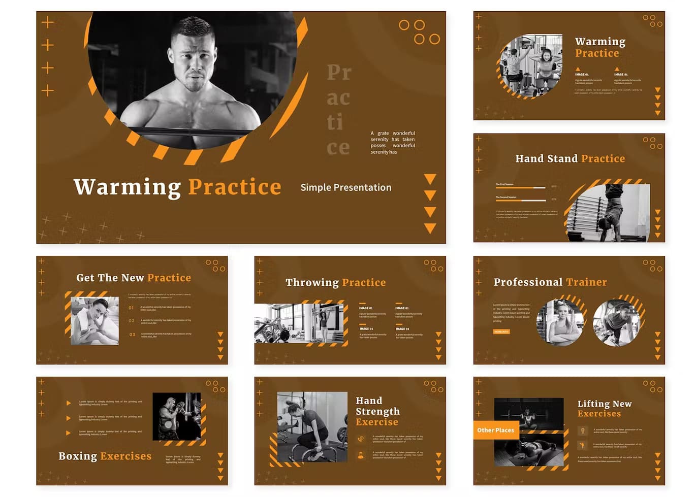 Get the new practice with warming practice.