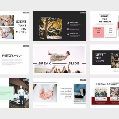 Corridoio: Wedding Organizer Powerpoint Template 