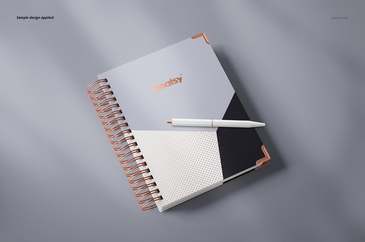 An image of a notebook print.