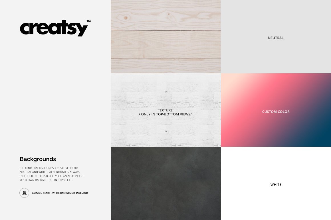 Various variations of page layouts and textures.