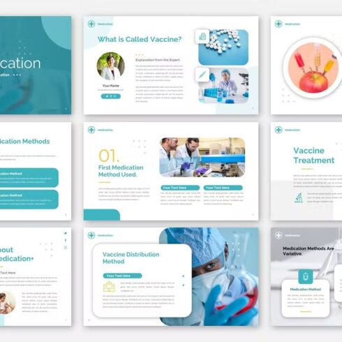 Medication - Healthcare Presentation Powerpoint | Master Bundles