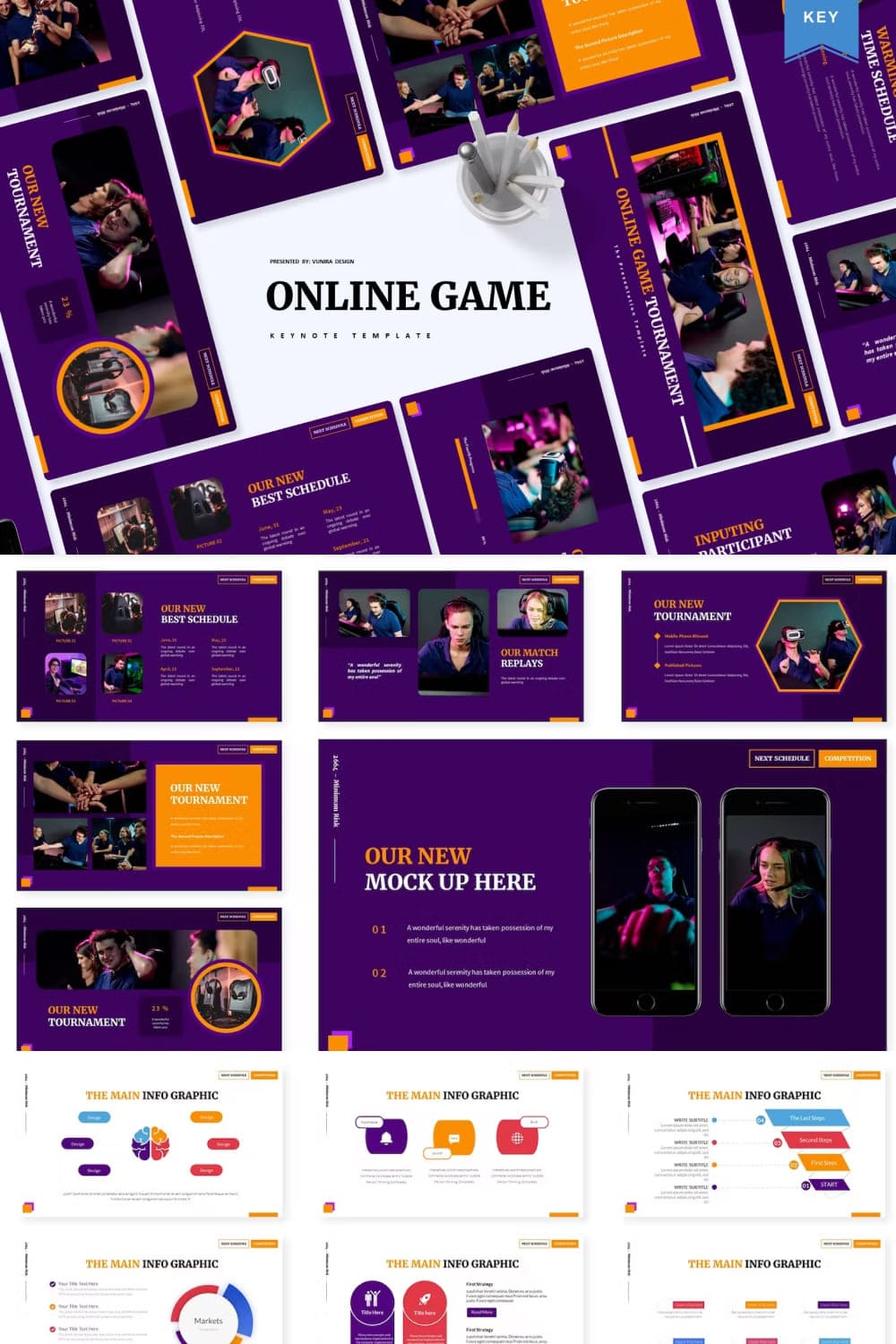 Online Game Tournament | Keynote Template.