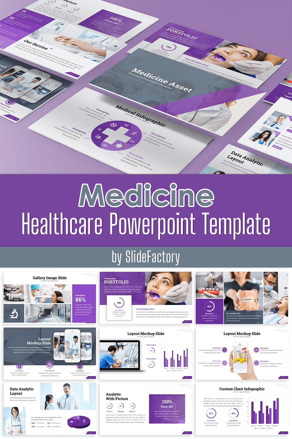 Medicine - Healthcare Powerpoint Template.