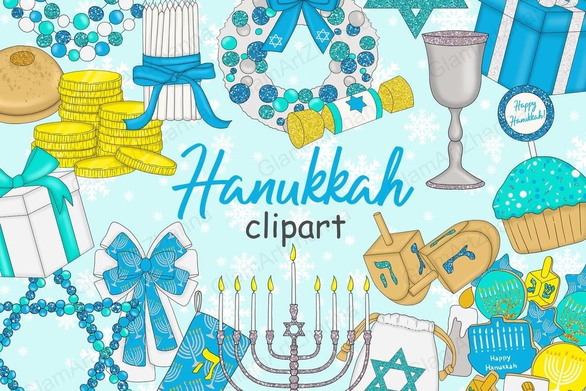 The title image is a preview in the Hanukkah theme.