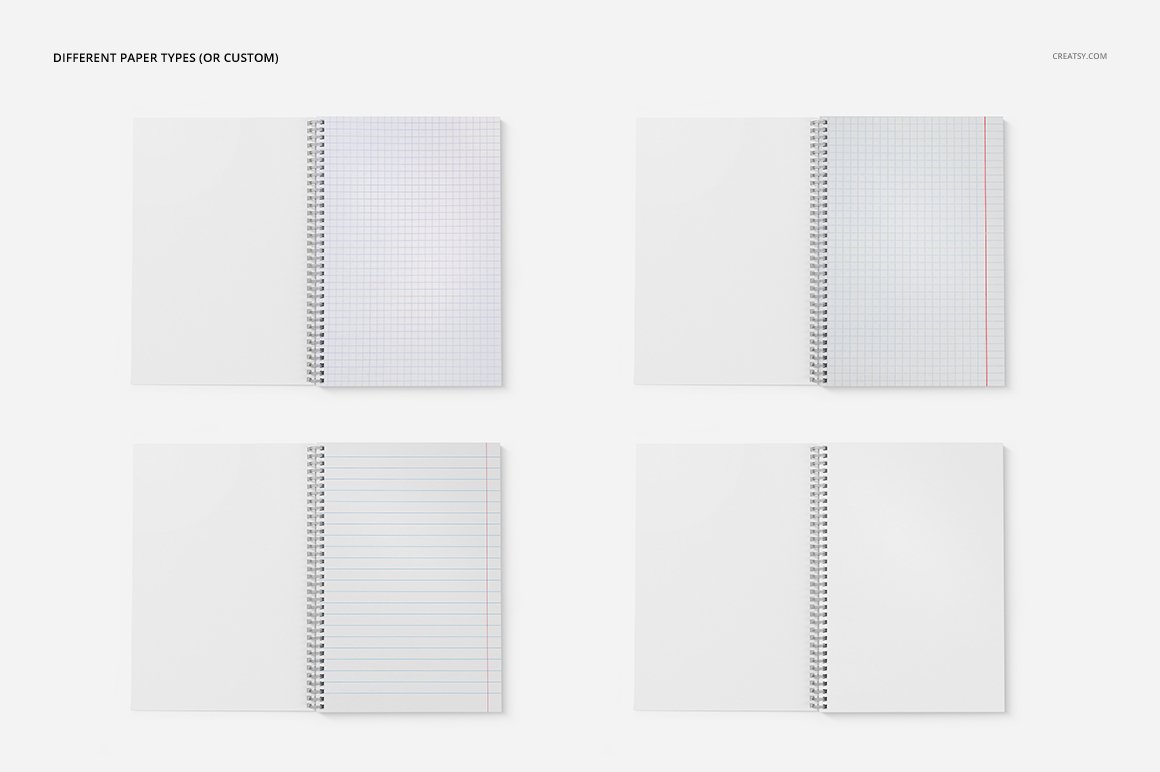 Blank notebook for various prints.