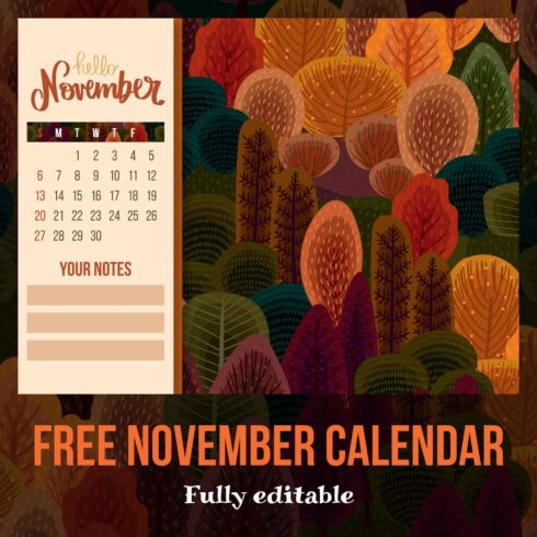 Free fall calendar 1500x1500.