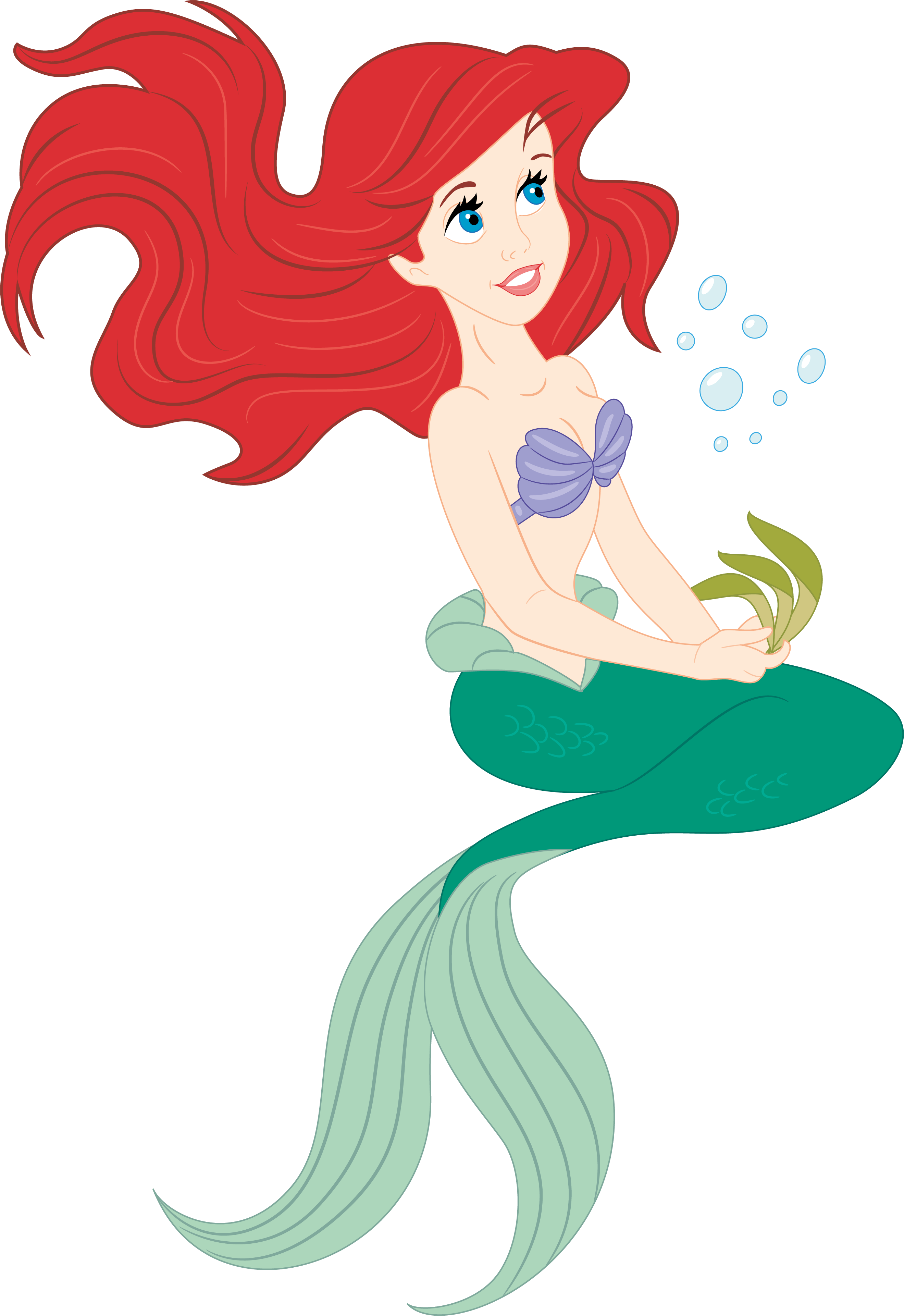 An image with a classic mermaid.