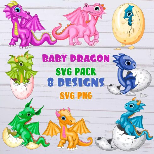 Cute Dragon SVG Bundle – MasterBundles