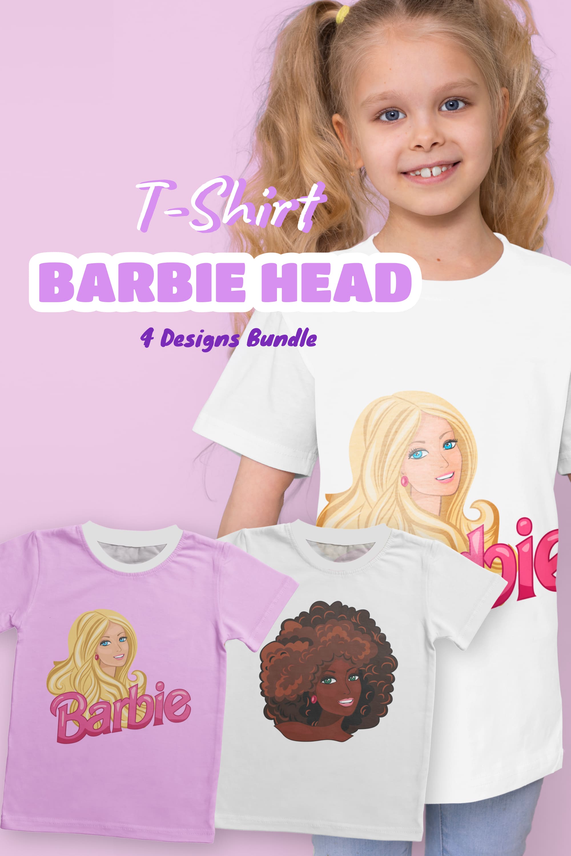 barbie head silhouette printable