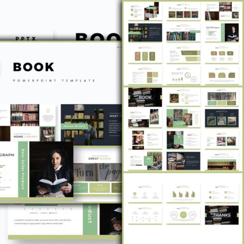 Book - Powerpoint Template – MasterBundles