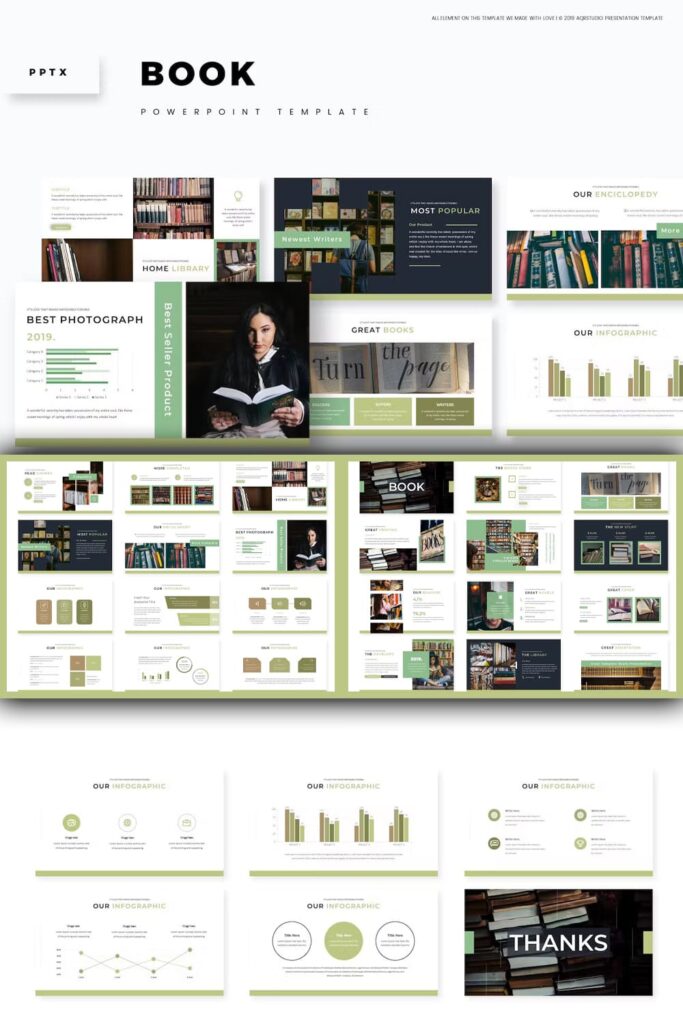 Book - Powerpoint Template – MasterBundles