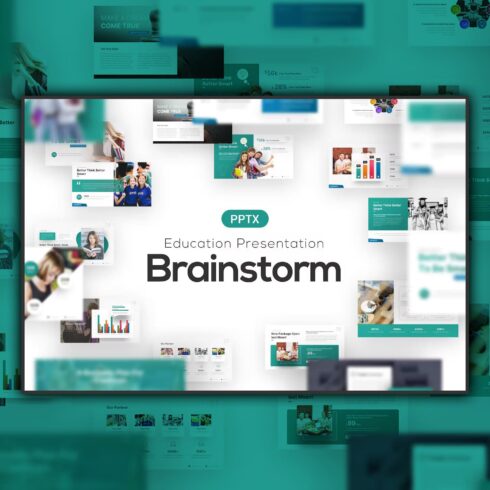 Make a dream come true with Brainstorm university education template.